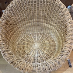 籐の椅子の画像