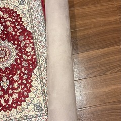 12/6まで引取希望　スウェードストレッチポール　グレーの画像