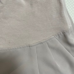 エンジェリーベ　ストレッチジョーゼットテーパード　マタニティパンツの画像