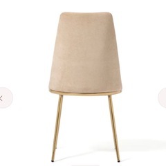 francfranc フェリシテ チェア 2 ベージュ 2個の画像