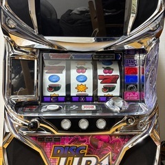 パチスロ実機　サミー　パチスロディスクアップ　5号機　コイン不要機　動作確認済み　リールがたつきなしの画像