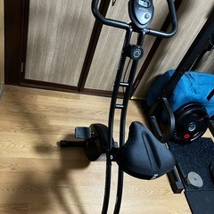 アルインコ　ALFITS AFB4417X エアロバイク　美品　サドルカバー付　ブラックの画像