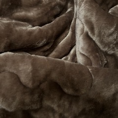 ニトリ毛布ブラウン 【モカ】の画像