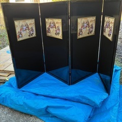 【日時指定】五月人形一式、屏風、ガラスケース入りの弓矢　お譲りします。の画像