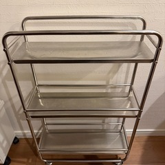 ステンレス 収納ラック カート の画像