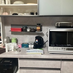 パモウナ　キッチンボード　140cm セラミカライトの画像