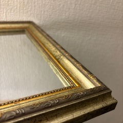 美品　卓上/壁掛け　鏡　ビンテージ風
の画像