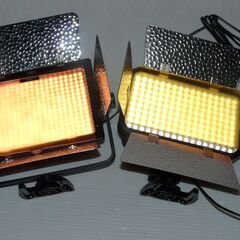 配達先決定🚚　無料配達します🚚ライブ配信・商品撮影に💖美品💖定価５万円💖LEDライト デーライト💖２個セット💖の画像