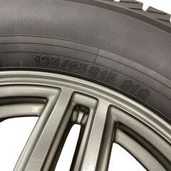 WAREN 15インチ ホイール 5穴 PRACTIVA ICE BP02 スタッドレスタイヤ 4本セット 基本引き取り限定 神奈川県横須賀市の画像