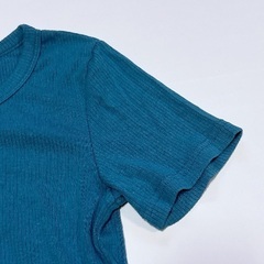 フロントスナップボタン　半袖ガーデTeeの画像