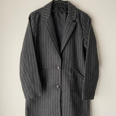 チェスターコート グレーの画像