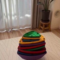 〈室内遊び〉〈幼児〉バランスストーンの画像