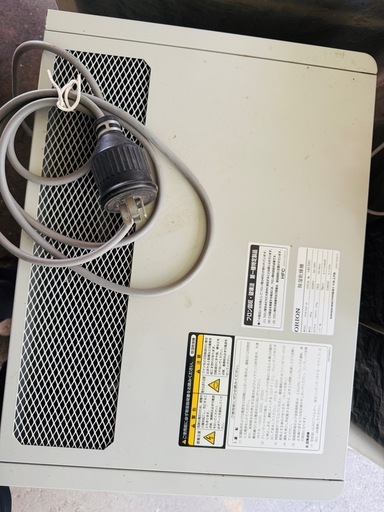 中古 美品 ORION 小型可搬式 除湿乾燥機 RFB-750F業務用 農家 事業
