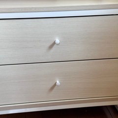 定価30,990円　シェルフ ファルセット(シェルフ1659 WH/ガラスキャビネット36 WH/引出し WH)の画像