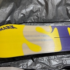 スノーボード本体②キスマークスタイル　ビンディングつき151スノーボード　サロモン収納ケースつきほぼ未使用の画像