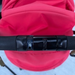 ベビーカー アップリカ ラクーナ赤の画像