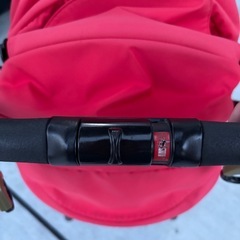 ベビーカー アップリカ ラクーナ赤の画像