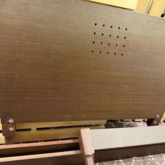 シングル木製すのこベッドフレーム（フレームのみ）／引取限定の画像