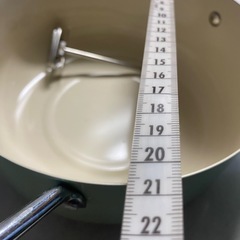 ミントグリーン天ぷら鍋　揚げ物鍋の画像