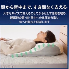 ニトリ　首・肩・背中も支える枕の画像