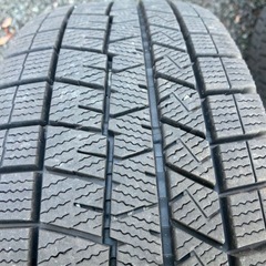 スタッドレスタイヤ4本195/65R15 91Q ダンロップ ウィンターマックスWM03倉庫保管ゴム質良 ミゾ多バリ溝 の画像