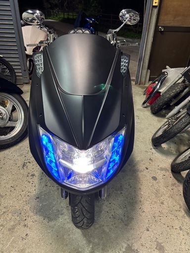 YAMAHA マグザム】　マットブラック　大人カスタム　ビシキマ　好調