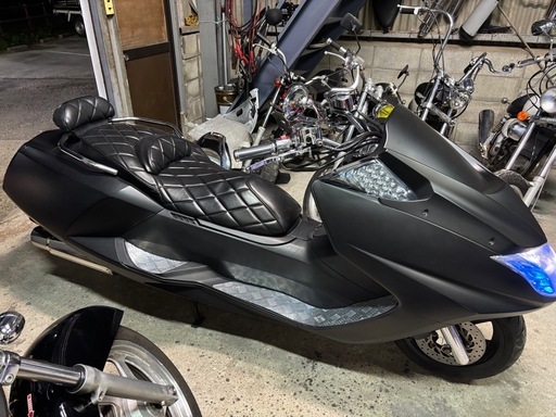 YAMAHA マグザム】　マットブラック　大人カスタム　ビシキマ　好調