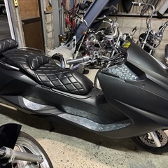 YAMAHA マグザム】　マットブラック　大人カスタム　ビシキマ　好調の画像