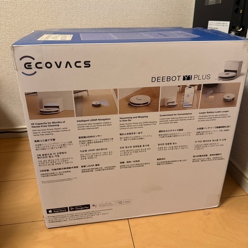 【現地受渡】ECOVACS DEEBOT Y1 PLUS