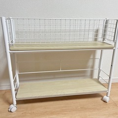 キャスター付き収納ラックの画像