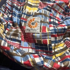 ergobaby 抱っこひも チェック柄の画像