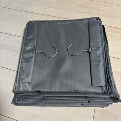 クローゼット　押入れ収納　折りたたみ　衣類収納　6段　グレーの画像
