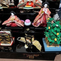 【12月10日頃まで】雛人形 三段飾り 伝統工芸・お雛様一式（10万円以上品）の画像