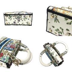 ディオール  ハンドバッグ マルチカラー  Dior レディディオール 刺繍の画像