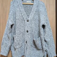 【crie conforto】クリー コンフォルト MIXシャギーニットカーディガンの画像