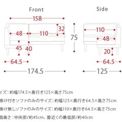  ダイニングL字ソファセット3点の画像