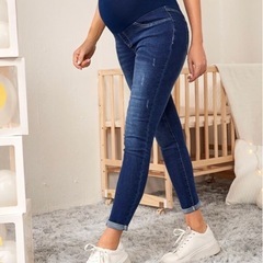 マタニティ ストレッチデニムの画像