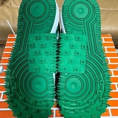 【新品】NIKE エアフォース1MID x Off-White グリーン28cmの画像