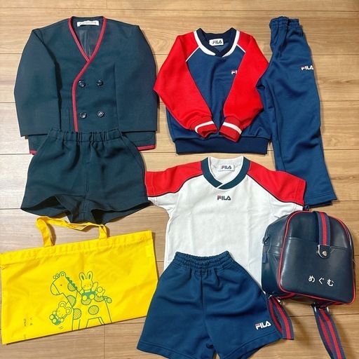 1年間のみ めぐむ保育園 制服 体操服 リュック カバン 帽子 靴 など