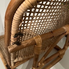 竹製座椅子　椅子　和風　チェアの画像