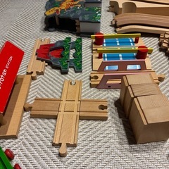 ジャドール　恐竜トレインセット踏切まとめてセット駅トーマスの画像