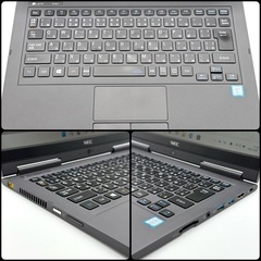 ⭐️Windows11⭐️Office2024⭐️NECノートパソコンLAVIE Core i7 8GB 高速SSD256GB小型軽量 タッチパネル 超静音の画像