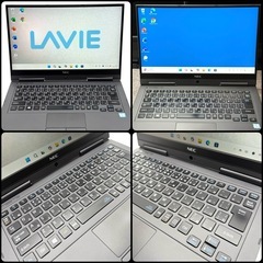 ⭐️Windows11⭐️Office2024⭐️NECノートパソコンLAVIE Core i7 8GB 高速SSD256GB小型軽量 タッチパネル 超静音の画像