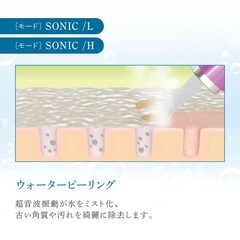 ꒰ 受付終了🚫 ꒱  アクアエステソニック2 超音波洗浄 毛穴洗浄 イオン導入 の画像