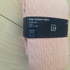 新品未使用　BabyGap くまタイツの画像