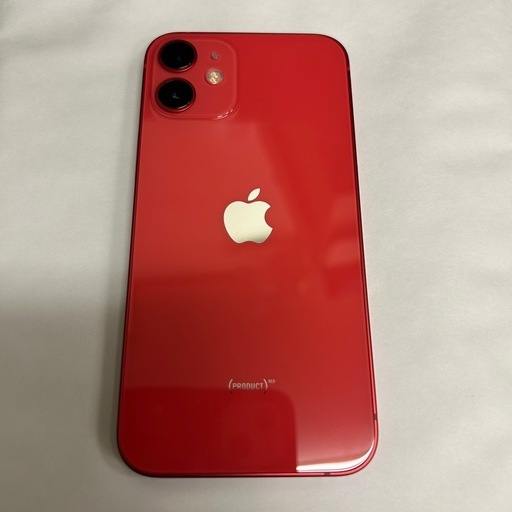 値下げ中❗️未使用 iPhone 12mini 256GB レッド