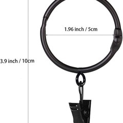 カーテンリング　11個　甲子園受け渡し可の画像