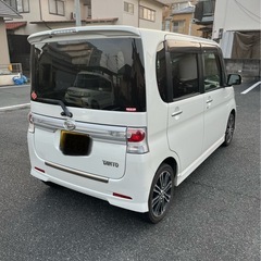 急募🌈直ぐ乗れます❗️タントカスタムX  パールホワイトの画像