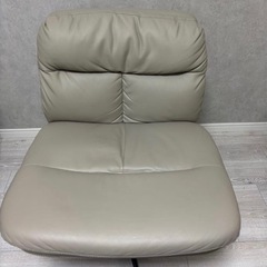 デスクチェア アームレス グレーの画像