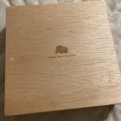 木工工房　ゆうむ　ヒノキの動物　積み木の画像